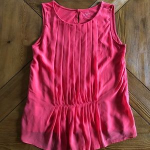 Loft coral dressy top